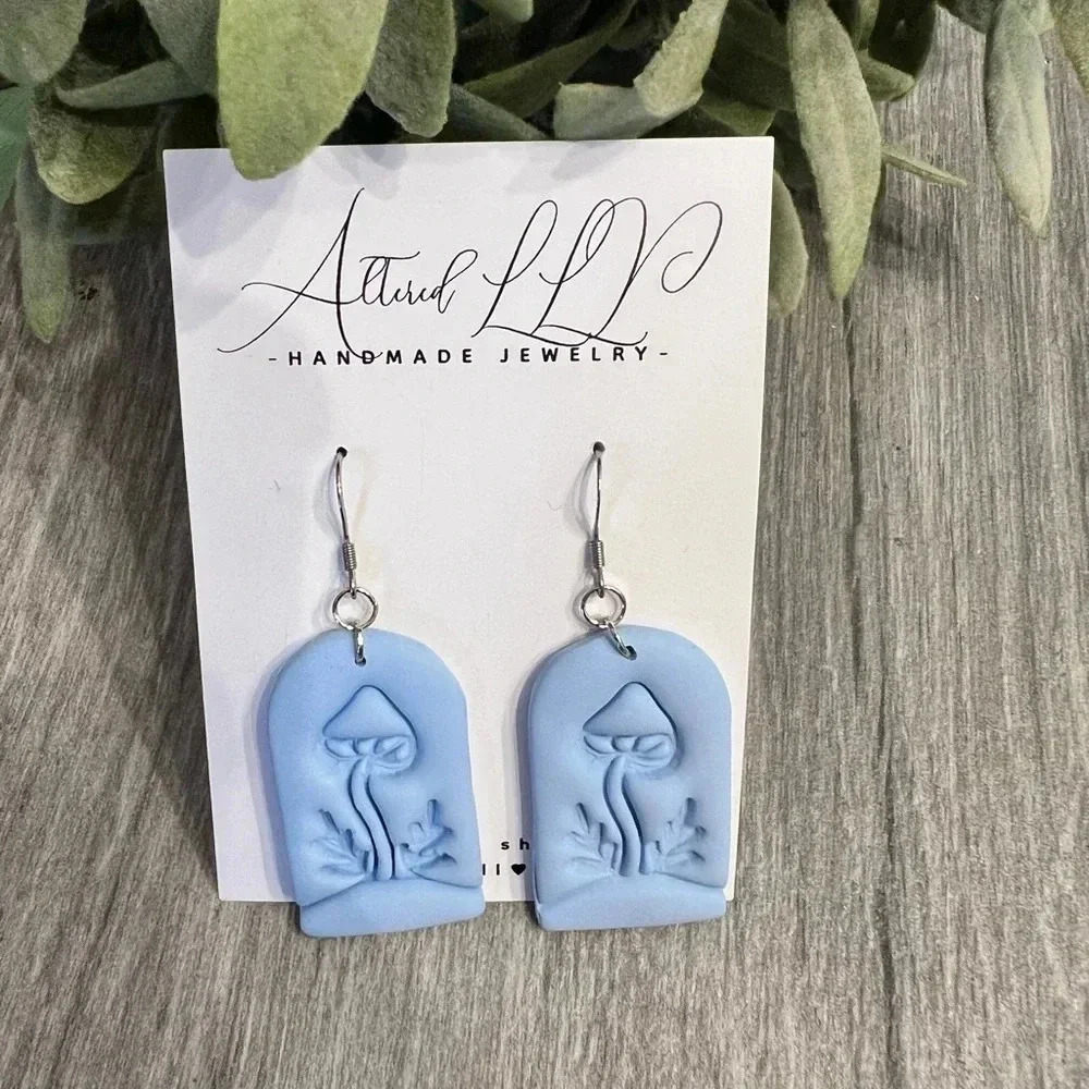 2/$30 Handmade Earrings “Mushroom” Collection